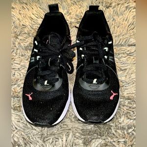 Puma black and pink sneaker